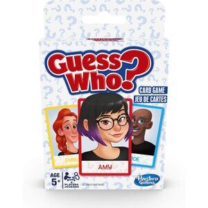 Hasbro Guess Who Card Game Ages 5+2 Player Mystery Face Guessing Fun